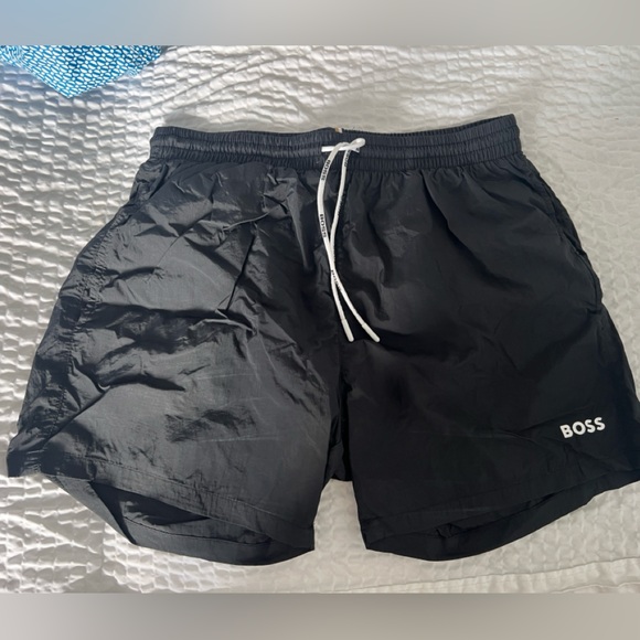 Hugo Boss Men's Lee Drawstring 5.3" Swim Trunks - Picture 4 of 4